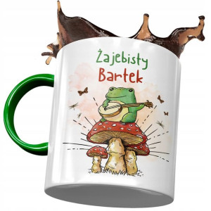 Kubek Zielony Dla Bartłomieja Bartka Kolegi Męża
