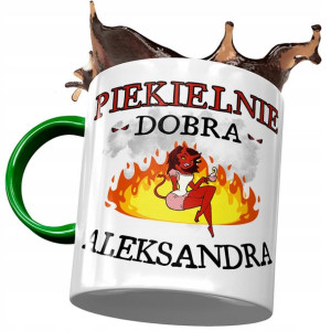 Kubek Zielony Dla Aleksandry Koleżanki Żony