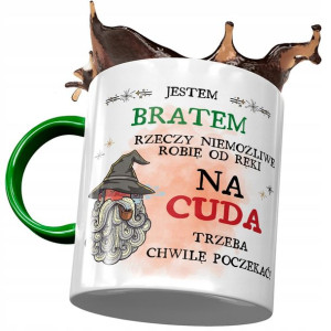 Kubek Zielony Dla Brata Jestem Bratem Prezent
