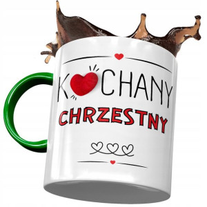 Kubek Zielony Dla Chrzestnego Idealny Na Prezent