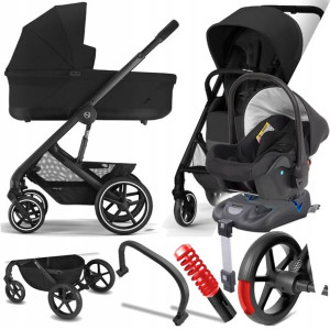 Wózek 4w1 Cybex Balios S Lux Blk 01 I Kite + Baza