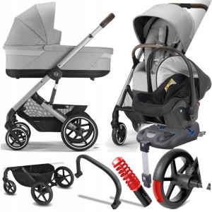 Wózek 4w1 Cybex Balios S Lux Slv 02 I Kite + Baza