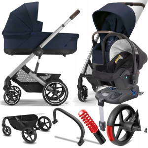 Wózek 4w1 Cybex Balios S Lux Slv 03 I Kite + Baza