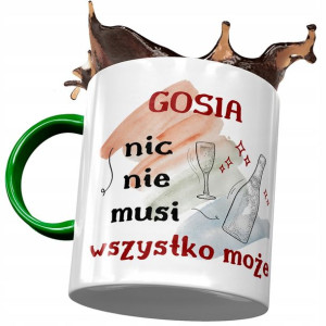 Kubek Zielony Dla Gosi Żony Przyjaciółki Prezent