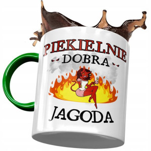 Kubek Zielony Dla Jagody Żony Przyjaciółki Prezent