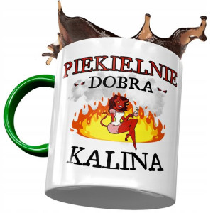 Kubek Zielony Dla Kaliny Żony Przyjaciółki