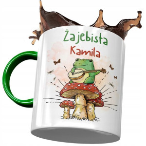 Kubek Zielony Dla Kamili Koleżanki Na Prezent