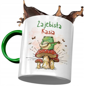 Kubek Zielony Dla Kasi Katarzyny Żony na Prezent