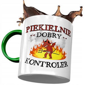 Kubek Zielony Dla Kontrolera Piekielnie Dobry