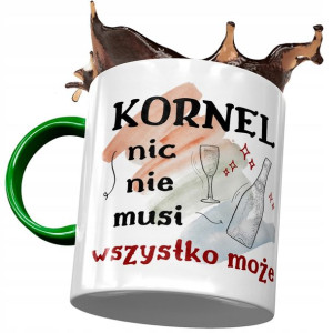Kubek Zielony dla Kornela Kolegi na Prezent