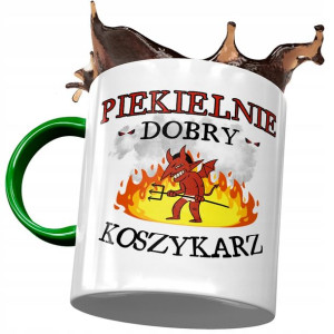 Kubek Zielony Dla Koszykarza Piekielnie Dobry