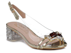 Buty damskie na obcasie przezroczyste DiA X1012