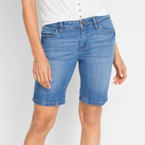 Bonprix Niebieskie Podwijane Jeansowe Krótkie Spodenki Bermudy 46-48 951250