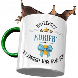 Kubek Zielony Dla Kuriera Najlepszy Kurier Prezent