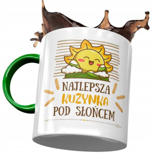 Kubek Zielony Dla Kuzynki na Urodziny na Prezent