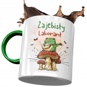 Kubek Zielony Dla Laboranta Żajebisty Laborant