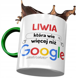 Kubek Zielony Dla Liwii Przyjaciółki Na Prezent