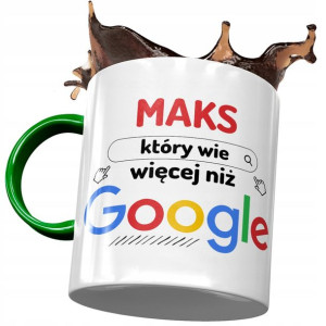Kubek Zielony Dla Maksa Maksymiliana na Prezent