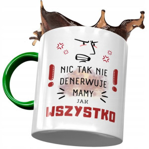 Kubek Zielony Dla Mamy Matki na Dzień Mamy