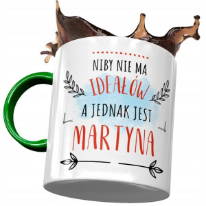 Kubek Zielony Dla Martyny Żony Przyjaciółki