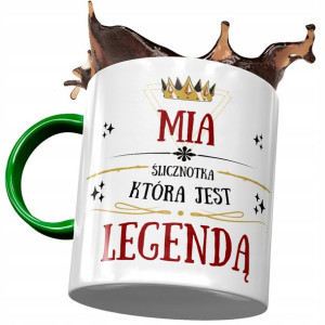 Kubek Zielony Dla Mii Żony Przyjaciółki na Prezent