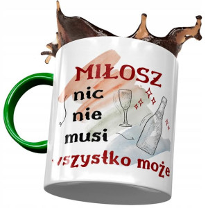 Kubek Zielony Dla Miłosza Męża Kolegi na Prezent