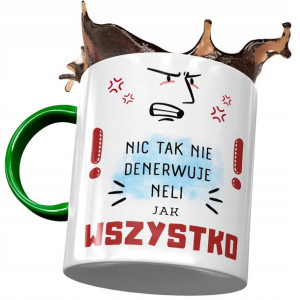 Kubek Zielony Dla Neli Żony Koleżanki Prezent