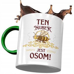 Kubek Zielony Dla Nurka Ten Nurek Jest Osom