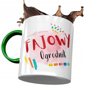 Kubek Zielony Dla Ogrodnika Fajowy Ogrodnik