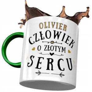 Kubek Zielony dla Oliviera Kolegi na Prezent