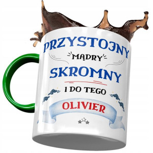 Kubek Zielony dla Oliviera Kolegi na Prezent