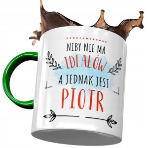 Kubek Zielony Dla Piotra Piotrka Kolegi na Prezent