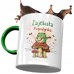Kubek Zielony Dla Pogodynki Żajebisty Pogodynka