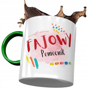 Kubek Zielony Dla Pomocnika Fajowy Pomocnik