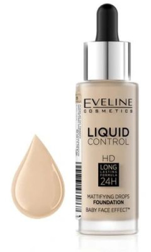 Eveline Liquid Control HD 015 Light Vanilla