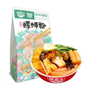Instant Vermicelli Ryżowy o Smaku Ślimaki LUOSIFEN (Grzybowy)