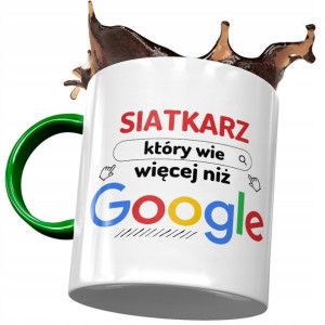 Kubek Zielony Dla Siatkarza Który Wie Więcej