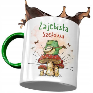 Kubek Zielony Dla Szefowej Żajebista Szefowa