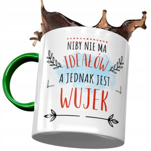 Kubek Zielony dla Wujka Wuja Wujaszka Prezent