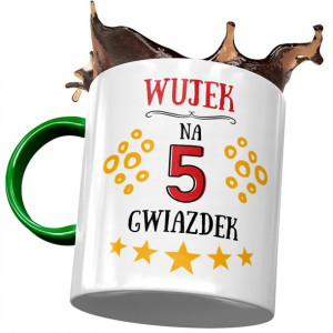 Kubek Zielony dla Wujka Wuja Wujaszka Prezent