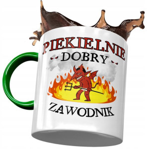 Kubek Zielony Dla Zawodnika Piekielnie Dobry