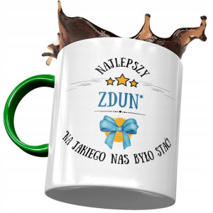 Kubek Zielony Dla Zduna Najlepszy Zdun