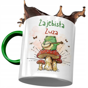 Kubek Zielony dla Zuzy Zuzanny Koleżanki Prezent