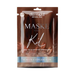 Dermokil Clay And Coffee Clay Mask - Maska do twarzy z glinki i kawy 15ml