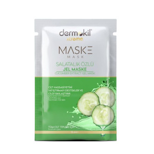 Dermokil Cucumber Extract Gel Mask - Maska żelowa z ekstraktem z ogórka 15m