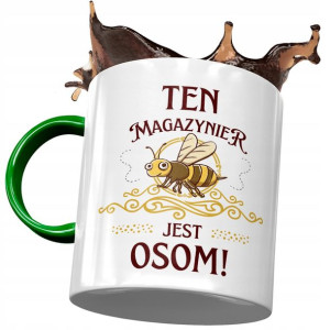 Kubek Zielony Magazyniera Magazynier Jest Osom