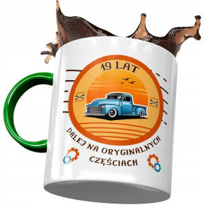 Kubek Zielony na Urodziny 19 19ste 19-ste Prezent