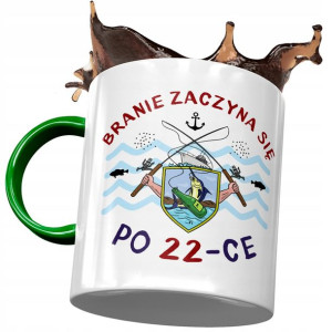 Kubek Zielony na Urodziny 22 22gie 22-gie Prezent
