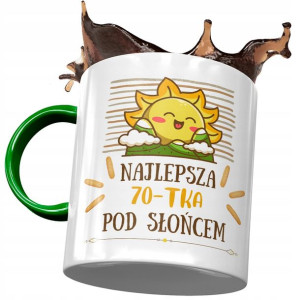 Kubek Zielony na Urodziny 70 70te 70-te na Prezent
