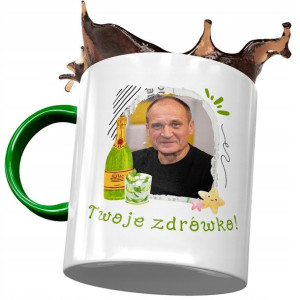 Kubek Zielony Paweł Kukiz Kukiz 15 na Prezent